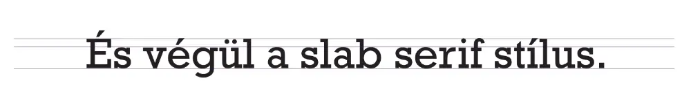 slab serif